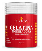 Gelatina Cachos Crespo Brilho Revitalizante Keratina Trizzi 500g