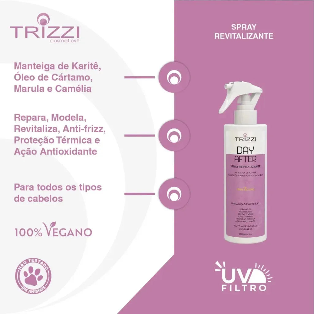 Spray Day After Revitalizador  Trizzi 200ml