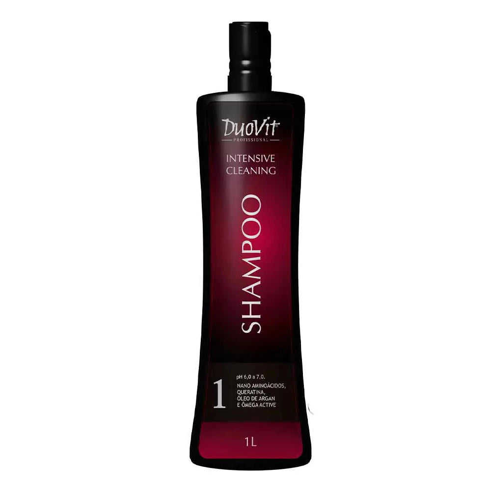 KIT Healing Duovit Shampoo Antiressíduos 1L + Progressiva 1L - Passo 2