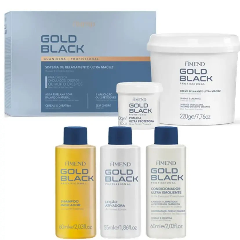 Relaxamento Amend Gold Black Alisante Guanidina