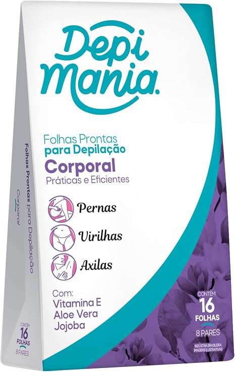 Folha Pronta Corporal Depimania 16 UNIDADES