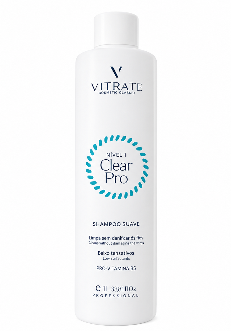 SHAMPOO CLEAR PRÓ 1L NÍVEL 1 VITRATE 900G