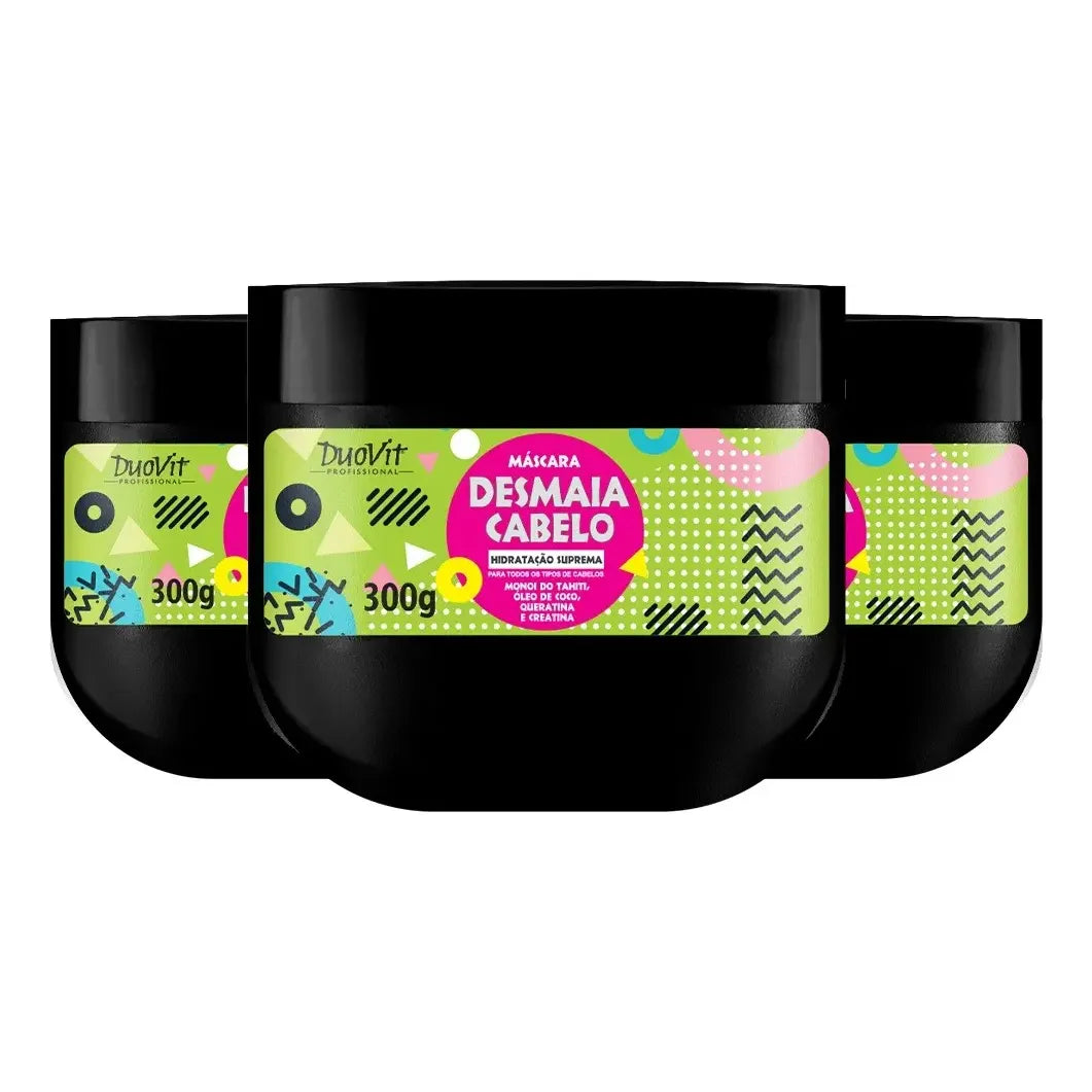 Mascara Desmaia Cabelo Duovit 300g