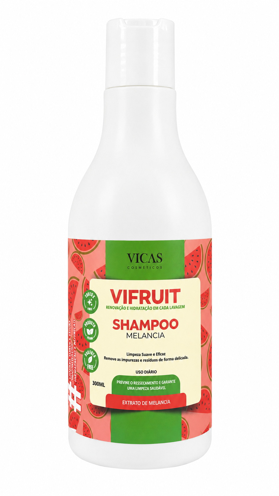 Shampoo VIFRUIT Melancia – Vicas 300ml