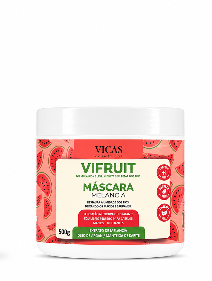 Mascara Capilar VIFRUIT Melancia – Vicas  500g