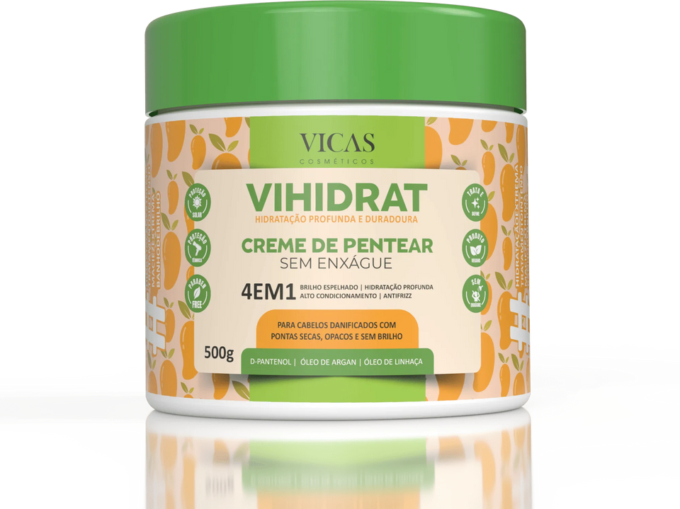 Creme de pentear Vihidrat Manga Vicas 500g