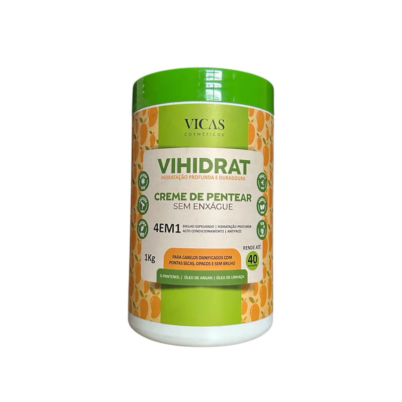 Creme de pentear Vihidrat Manga Vicas 1kg