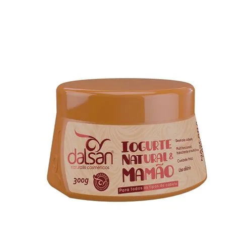 Mascara De Tratamento Dalsan Iorgute Natural E Mamão 300g