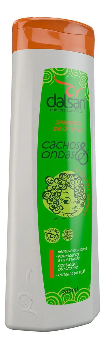 Shampoo De Limpeza Cachos & Ondas Dalsan 300ml