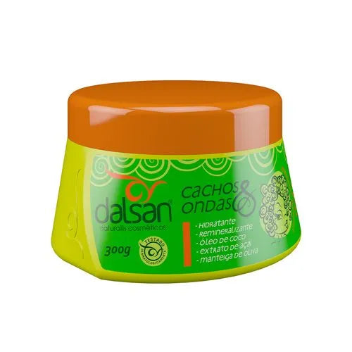 Mascara De Tratamento Dalsan Cachos E Ondas 300g