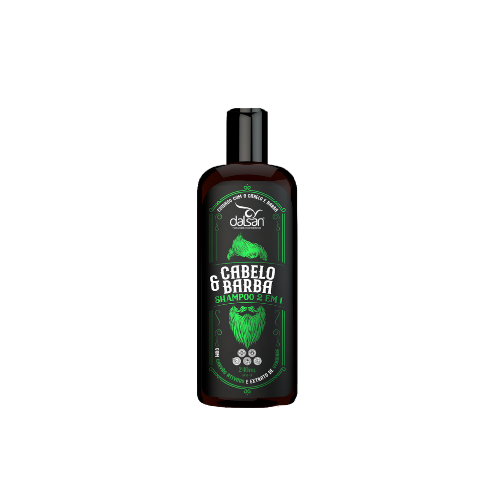 Shampoo Cabelo & Barba Homem 240mL