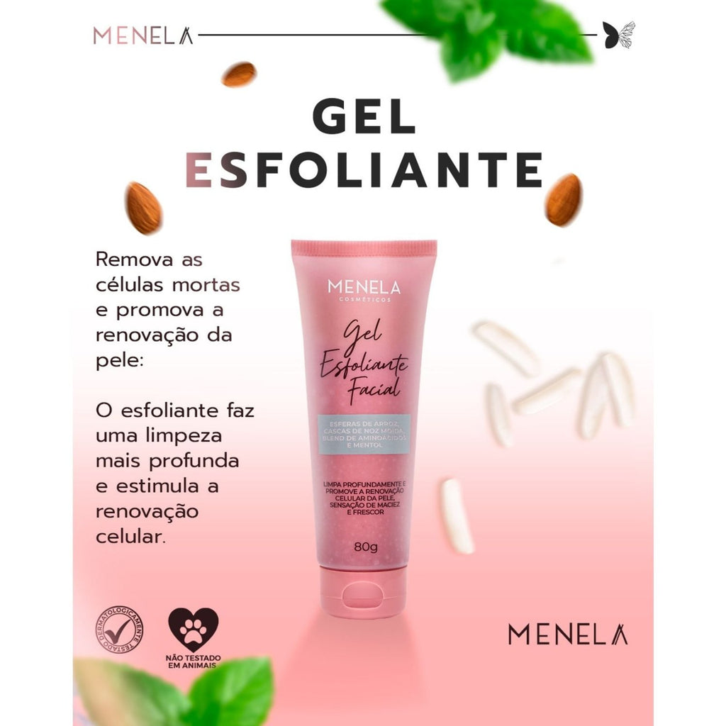 Gel Esfoliante Facial Menela 80g