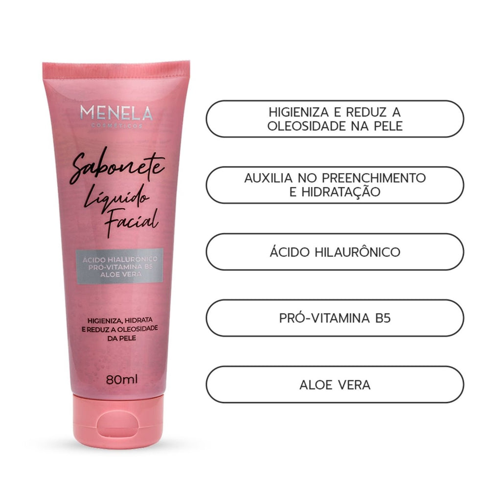 Sabonete Líquido Facial Menela 80ml