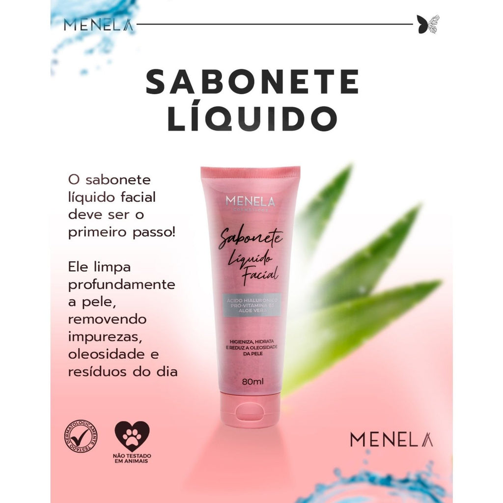 Sabonete Líquido Facial Menela 80ml