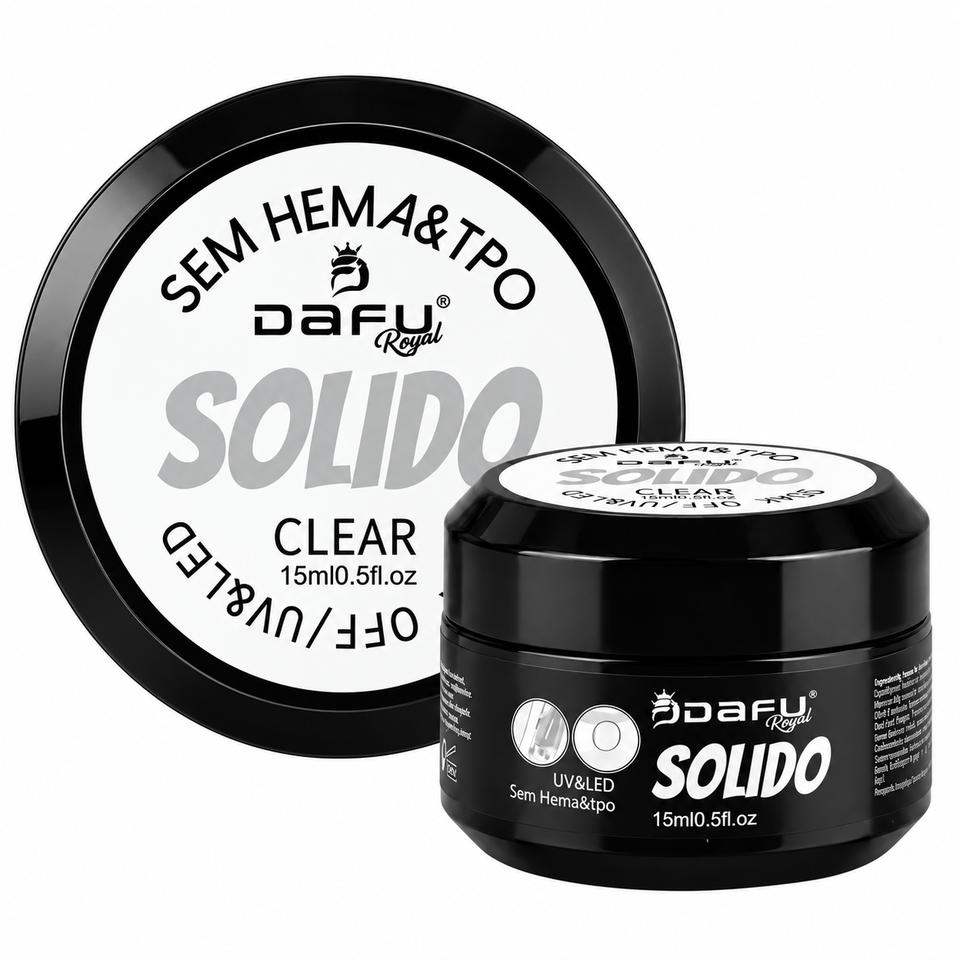 Gel Construtor Sólido Clear Royal Dafu 15ml
