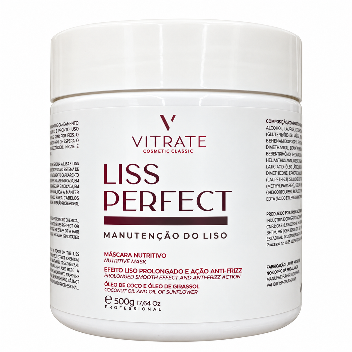 Mascara Liss Perfect Vitrate 500g