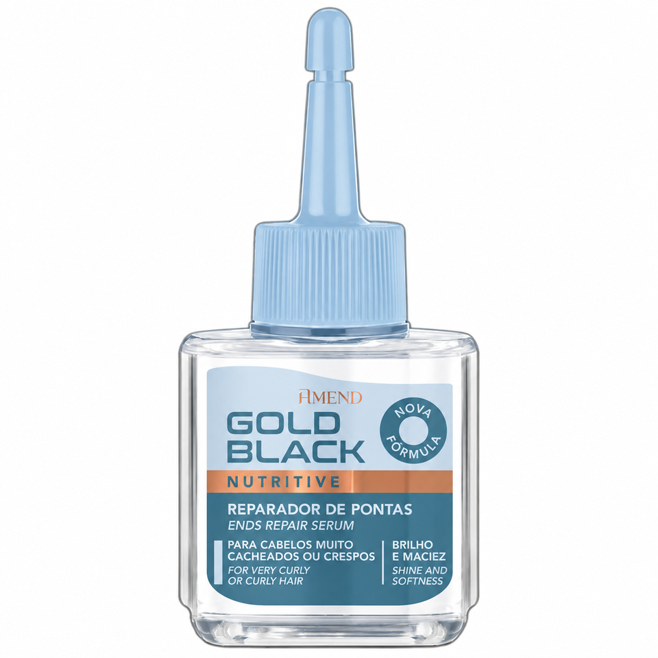 Reparador De Pontas Amend Gold Black 30ml