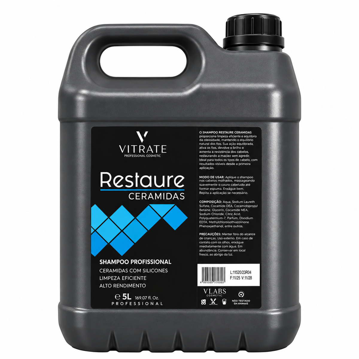 shampoo galao vitrate ceramidas 4,8L