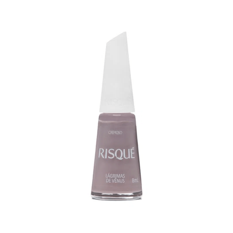 Esmalte Risqué Nude Cremoso Lágrimas de Vênus 8ml