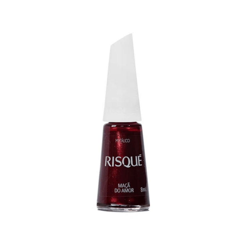 Esmalte Risqué Vermelhos Metálicos Maçã do Amor 8ml