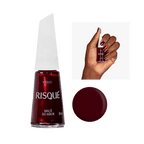 Esmalte Risqué Vermelhos Metálicos Maçã do Amor 8ml
