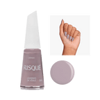 Esmalte Risqué Nude Cremoso Lágrimas de Vênus 8ml