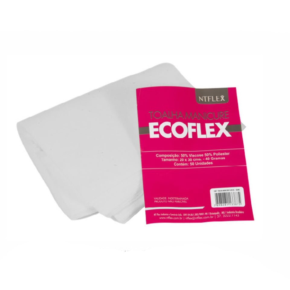 TOALHA MANICURE ECO FLEX 20X30 NT FLEX 50 unid