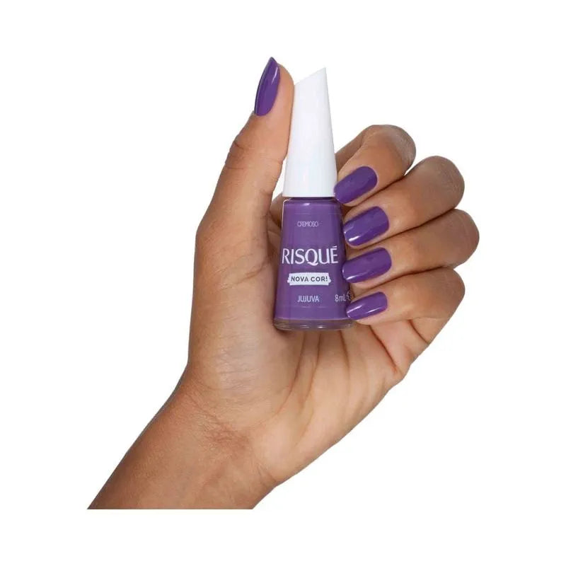 Esmalte Risqué Cremoso Nova Cor Jujuva 8ml