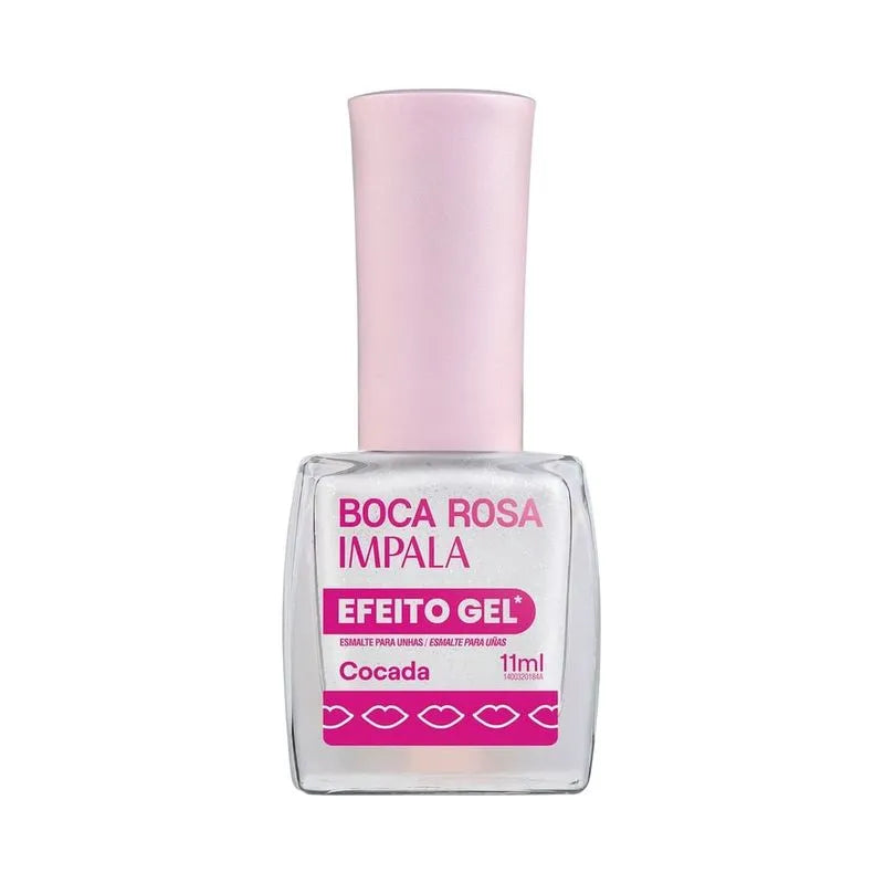 Esmalte Cremoso Impala Boca Rosa Efeito Gel Cocada 11ml