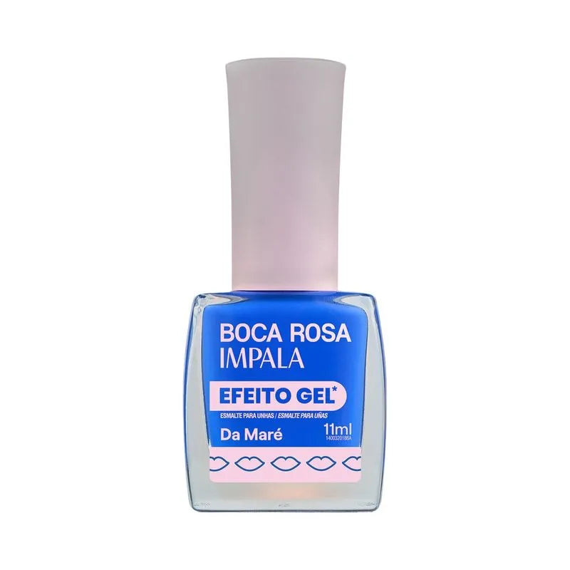 Esmalte Cremoso Impala Boca Rosa Efeito Gel Da Maré 11ml