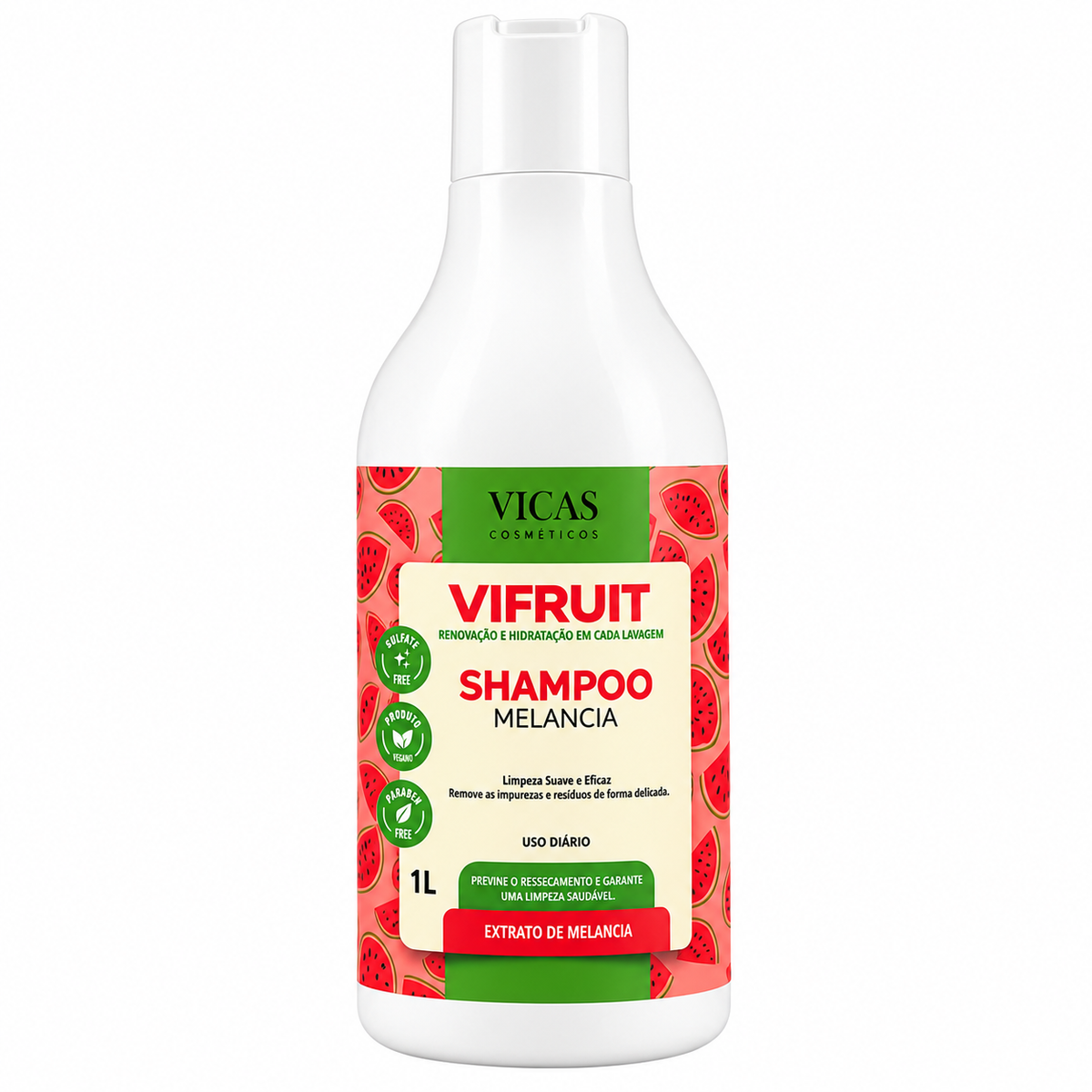 Shampoo VIFRUIT Melancia – Vicas 1L