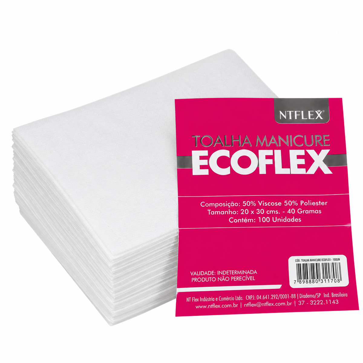 TOALHA MANICURE ECO FLEX 20X30 NT FLEX 100 unid (Cópia)