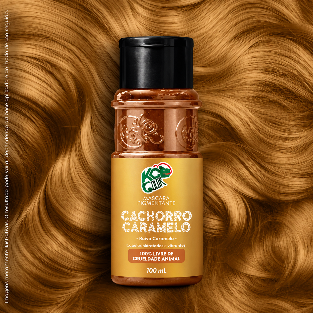 Kamaleão Máscara Pigmentante cachorro caramelo 100ml