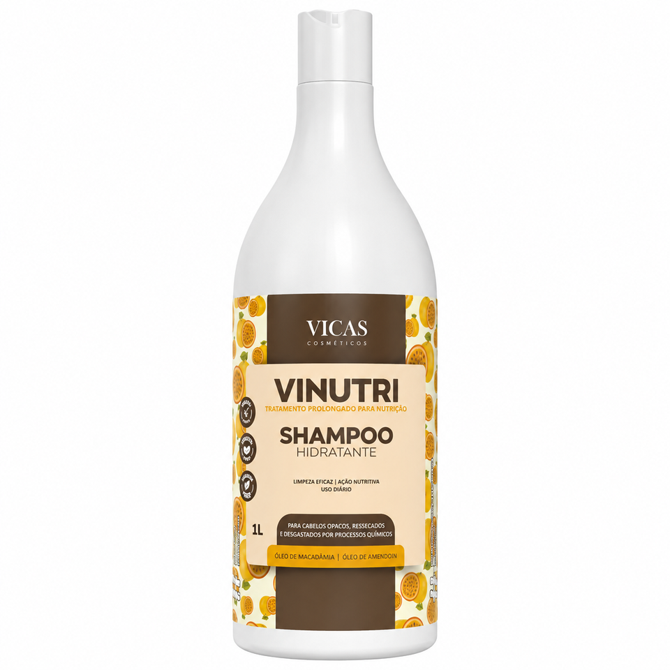 Shampoo Vinutri Maracuja Vicas 1L