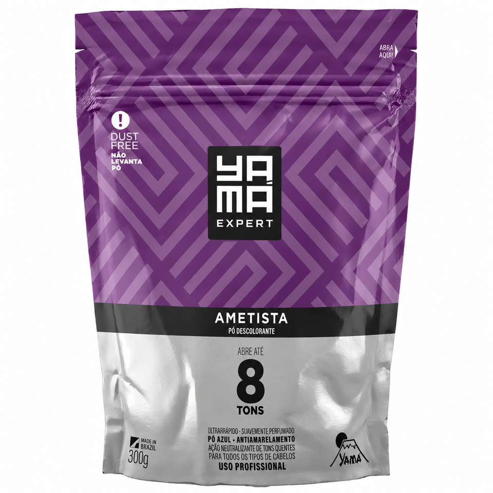 Pó Descolorante Ametista Yamá Anti - Amarelamento 300gr