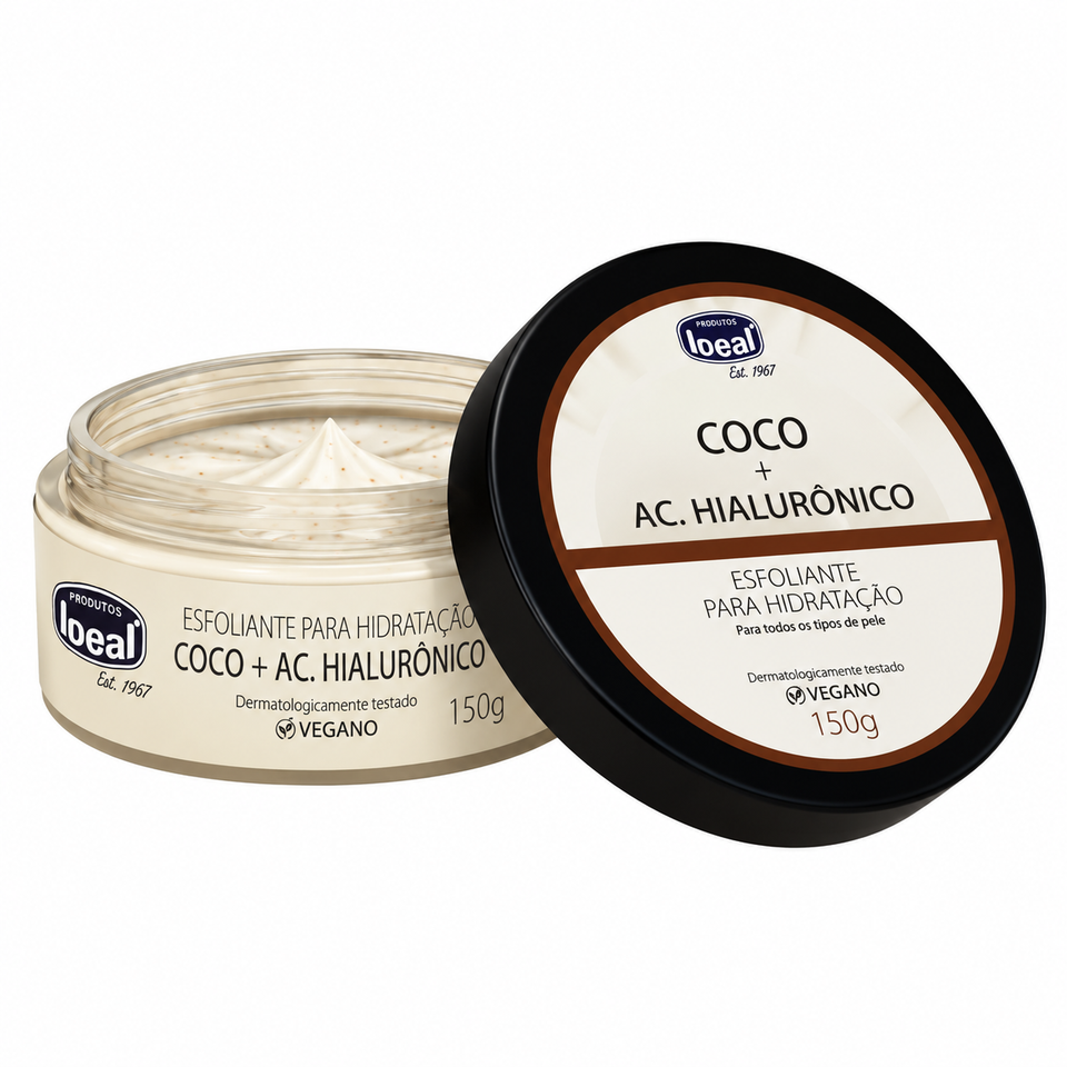Esfoliante Ideal Coco E Acido Hialurônico 150gr