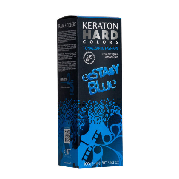 Tonalizante Keraton Hard Colors Ecstasy Blue 100g