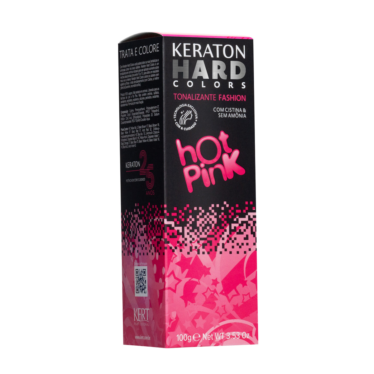 Tonalizante Keraton Hard Colors Hot Pink - 100g