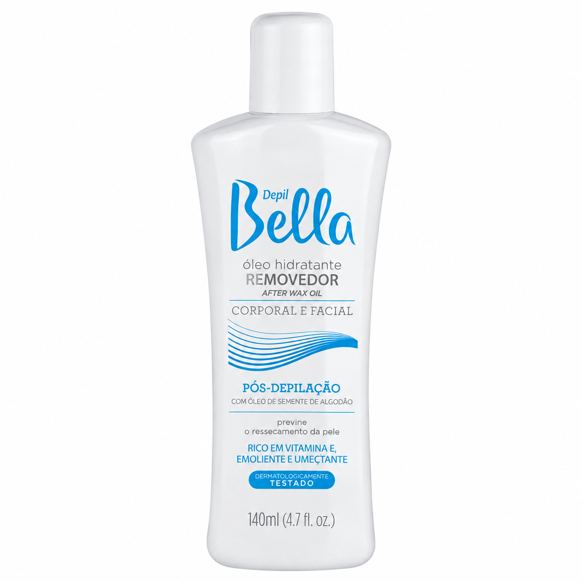 Oleo Hidratante Removedor com Óleo de Algodão Pós-Depilação Depil Bella 140ML