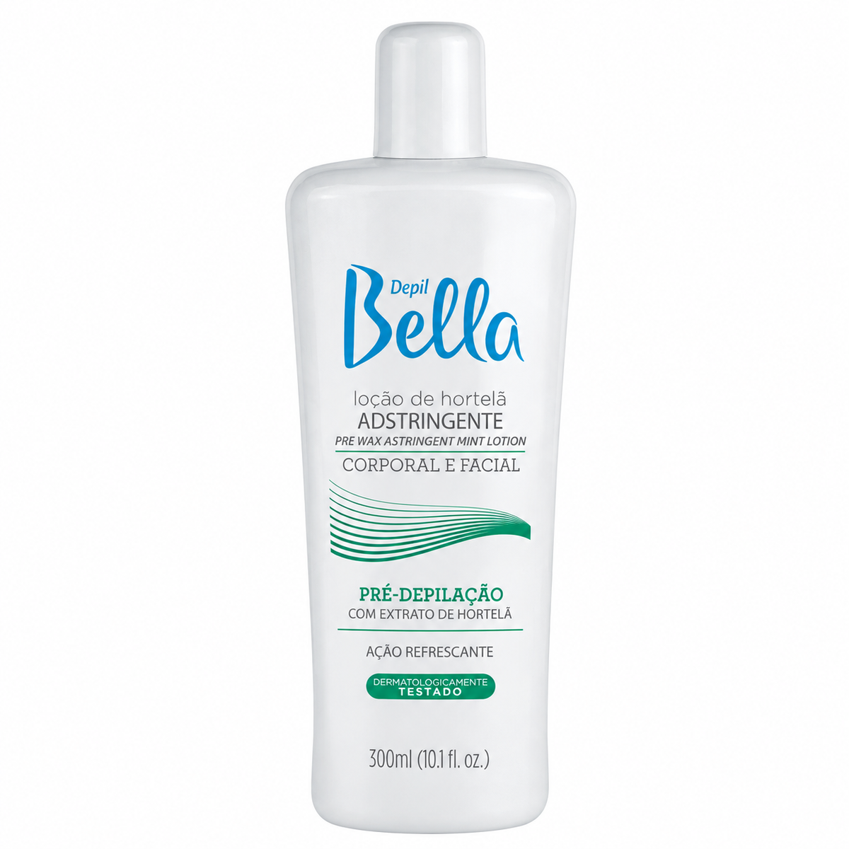 Loção de Hortela Adstringente Pré-Depilação Depil Bella 300ml
