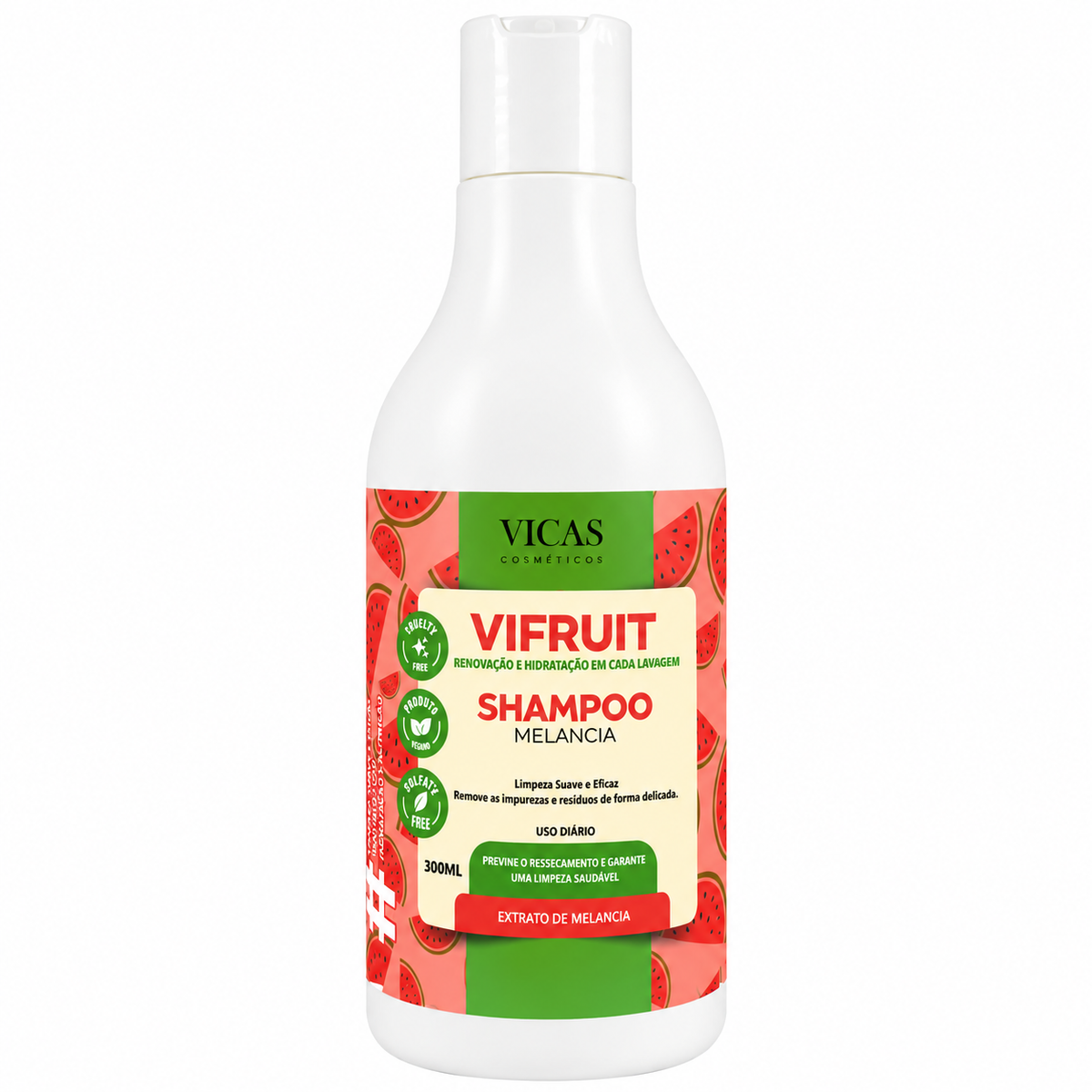Shampoo VIFRUIT Melancia – Vicas 300ml