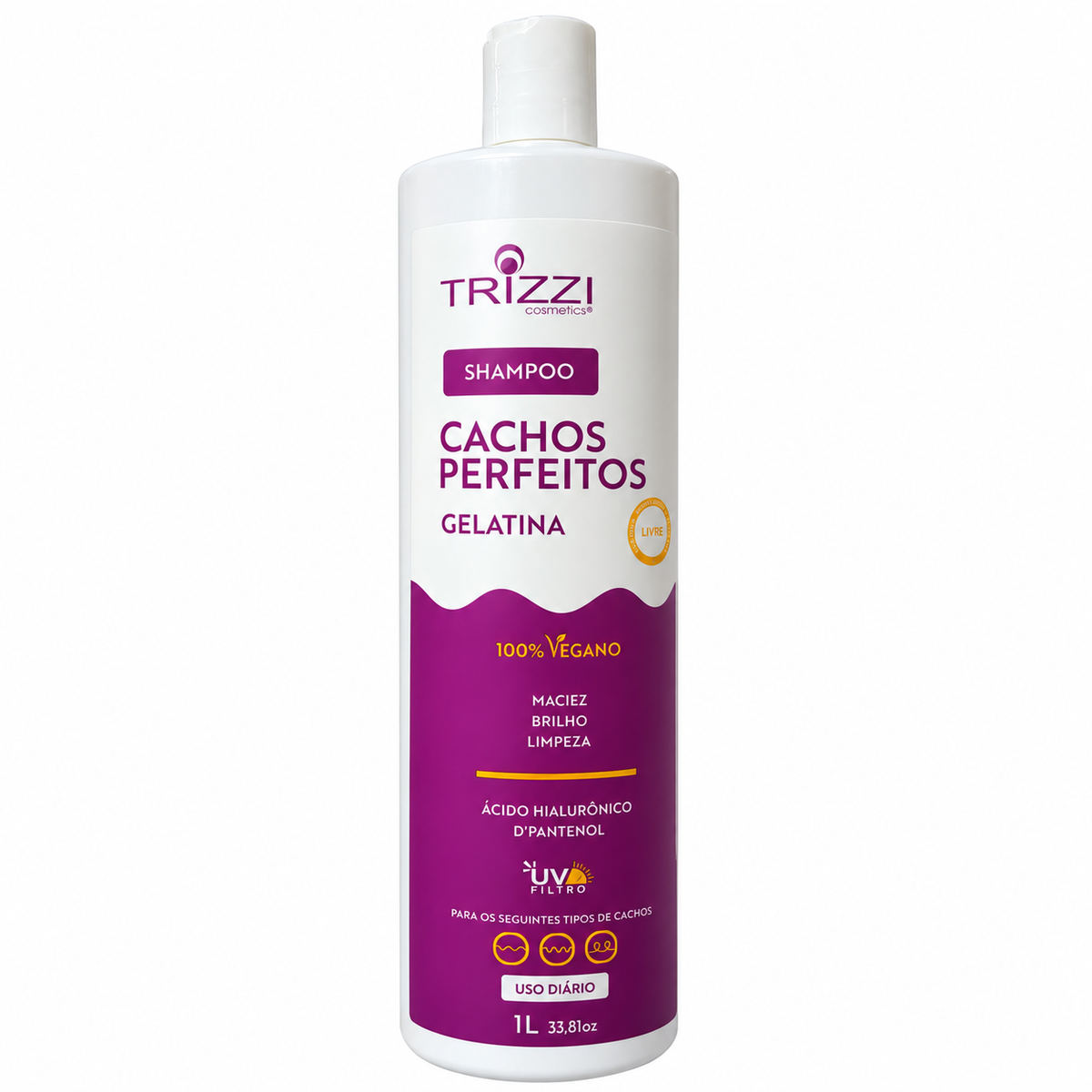 Shampoo Cachos Perfeitos Gelatina Trizzi 1L