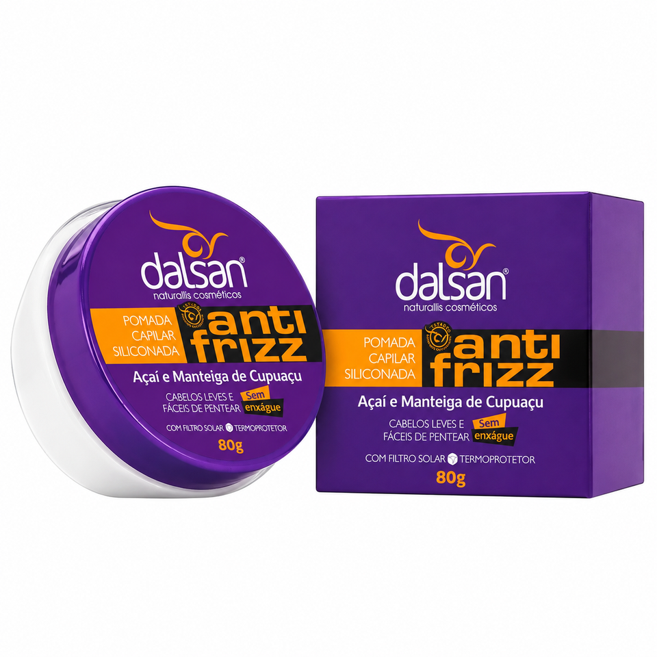 Pomada Capilar Antifrizz Dalsan 80g