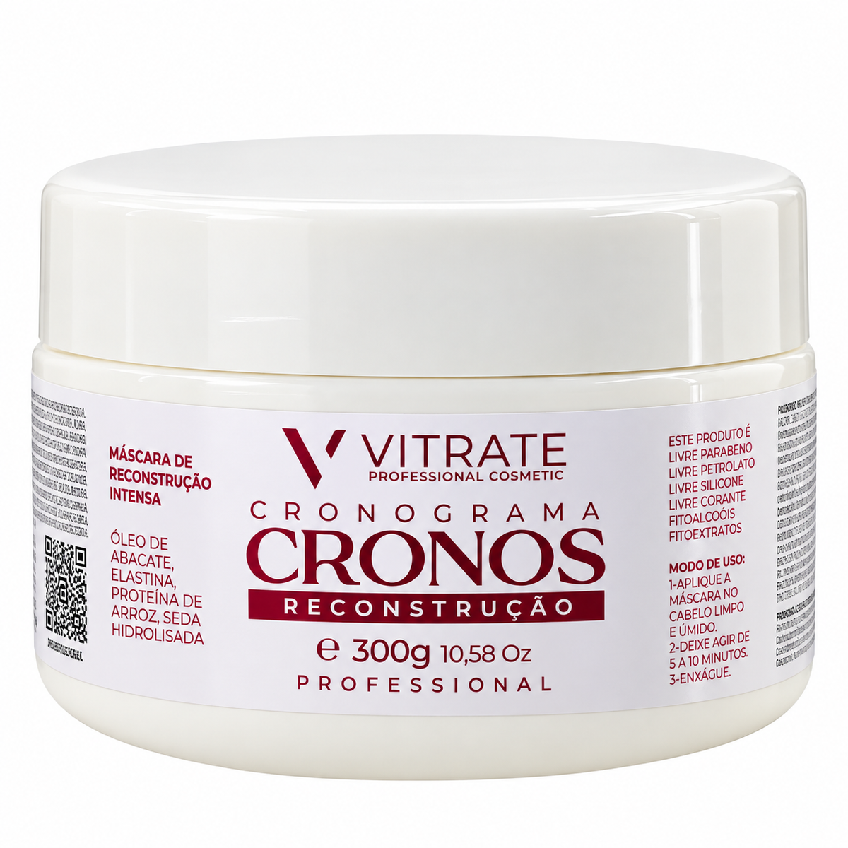 Máscara Cronos Reconstrução 300g ( Linha Cronograma) Vitrate