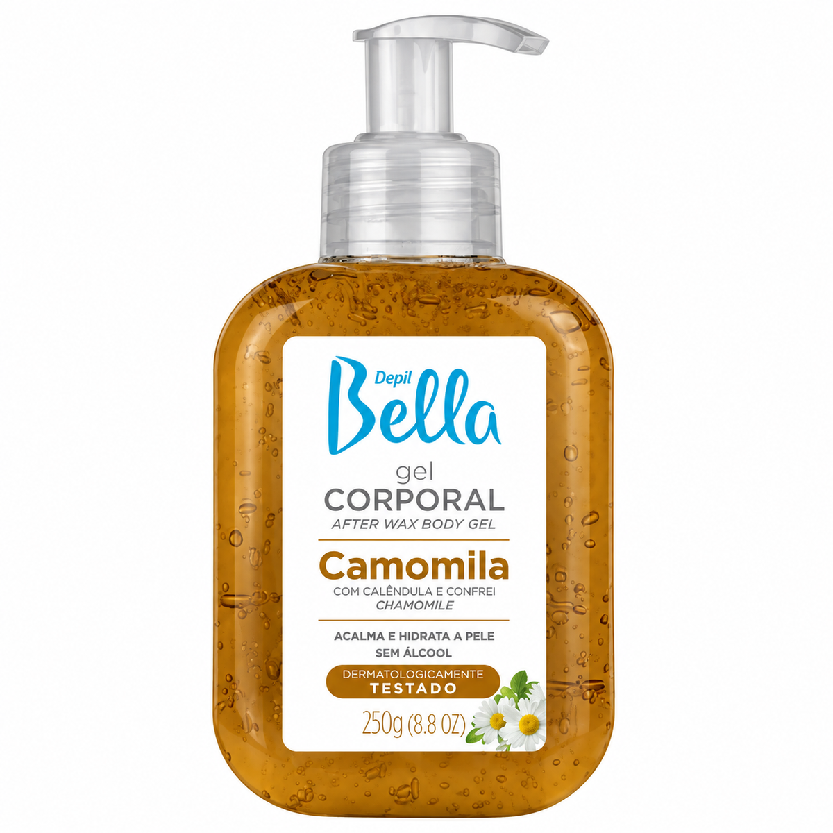 Gel Hidratante Corporal Camomila Depil Bella 250g