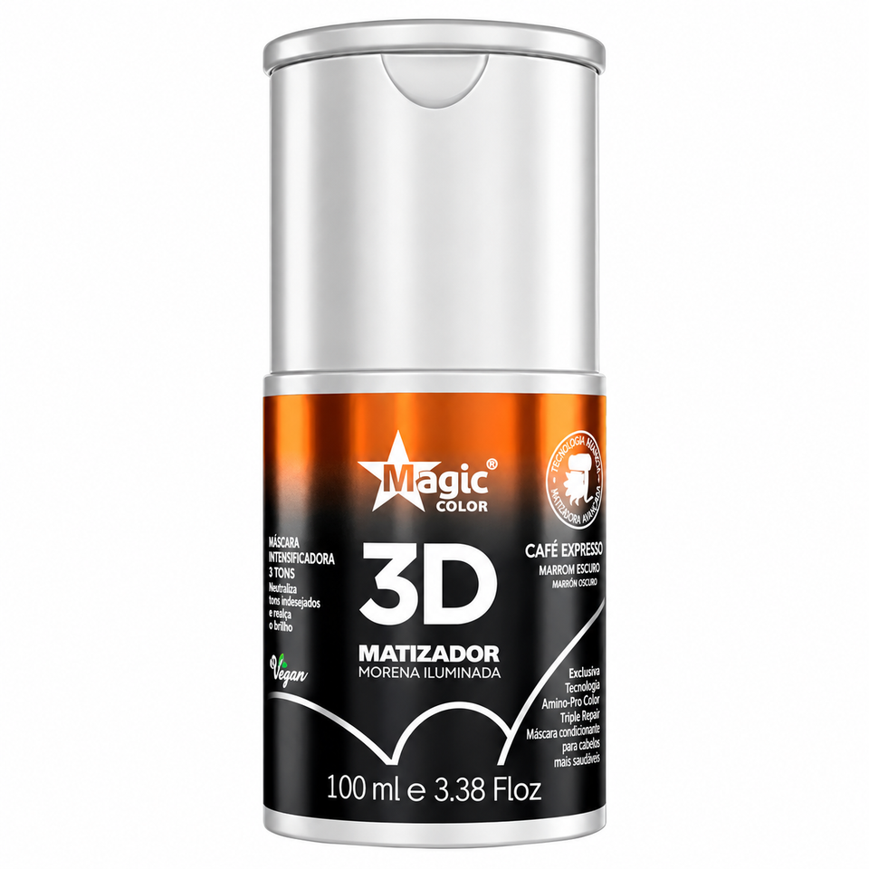 Matizador Morena Ilumininada Cafe Expresso Magic Color 3d 100ml