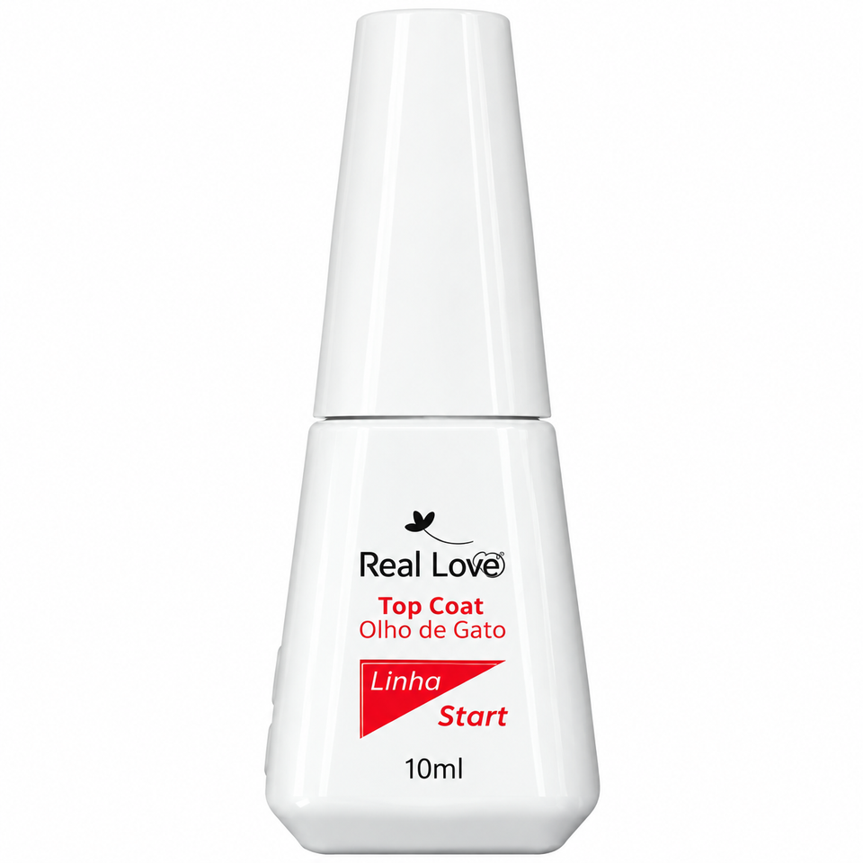 Top Coat Unha Real love Efeito Olho de Gato 10-Ml