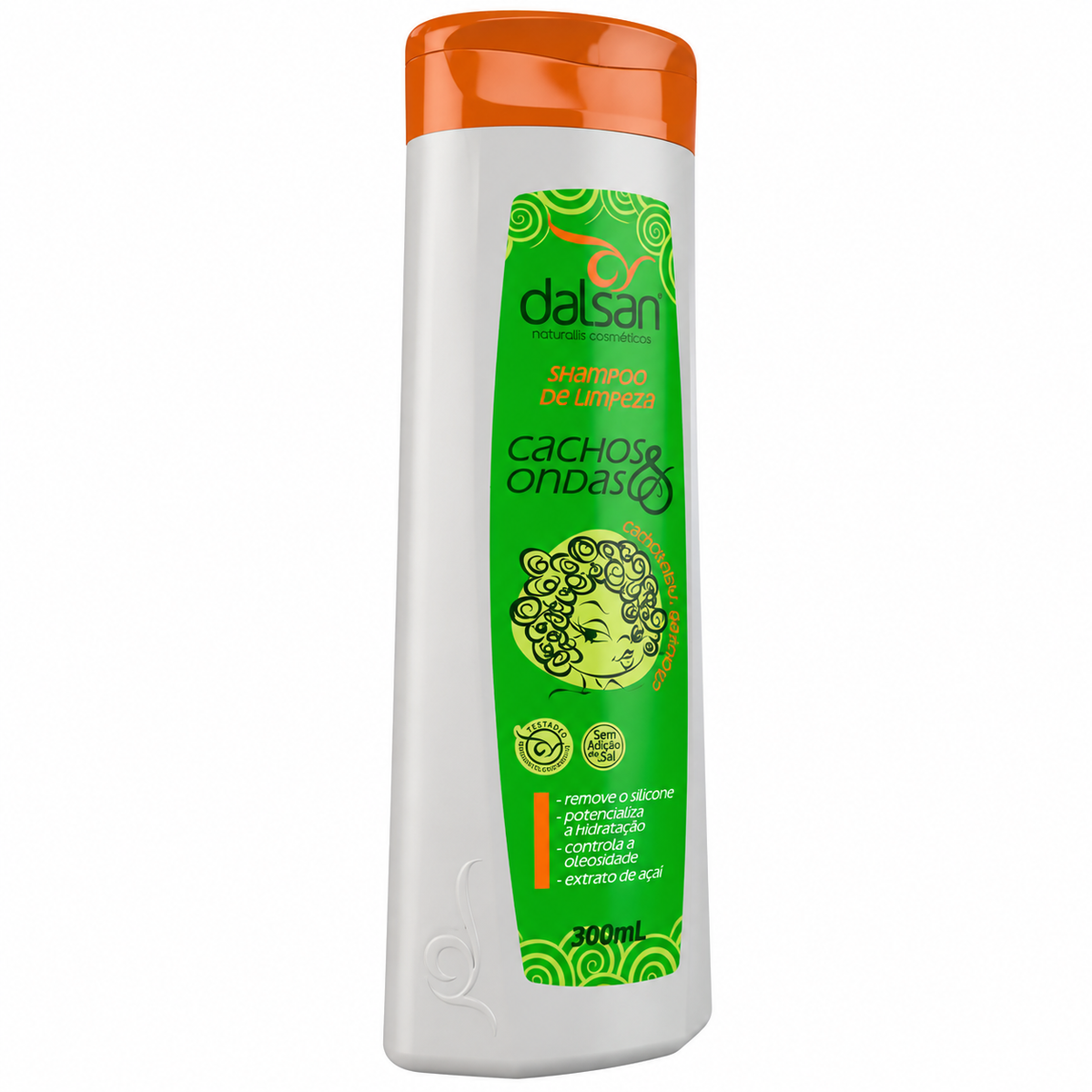 Shampoo De Limpeza Cachos & Ondas Dalsan 300ml