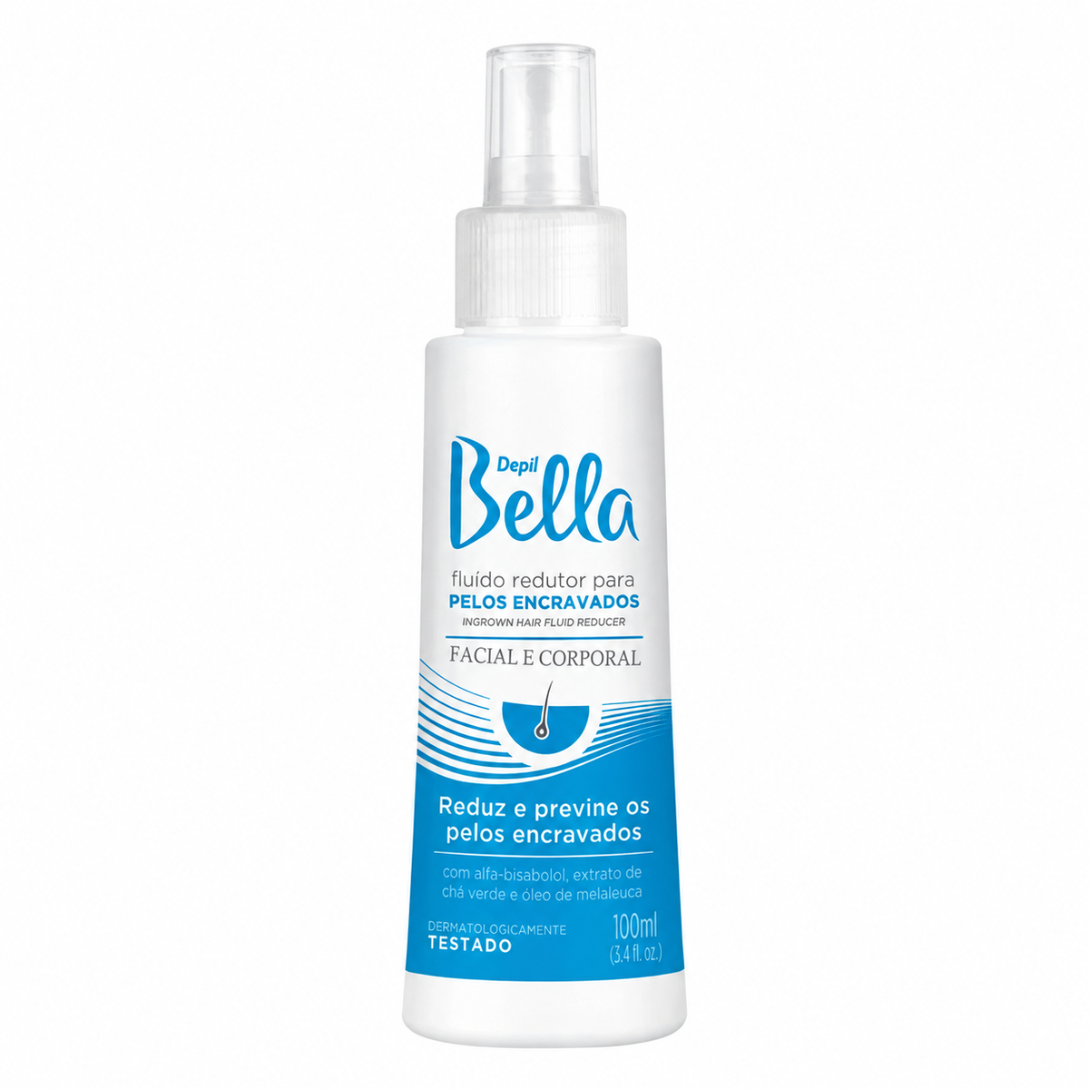 Fluido Redutor Para Pelos Encravados Depil Bella 110ml