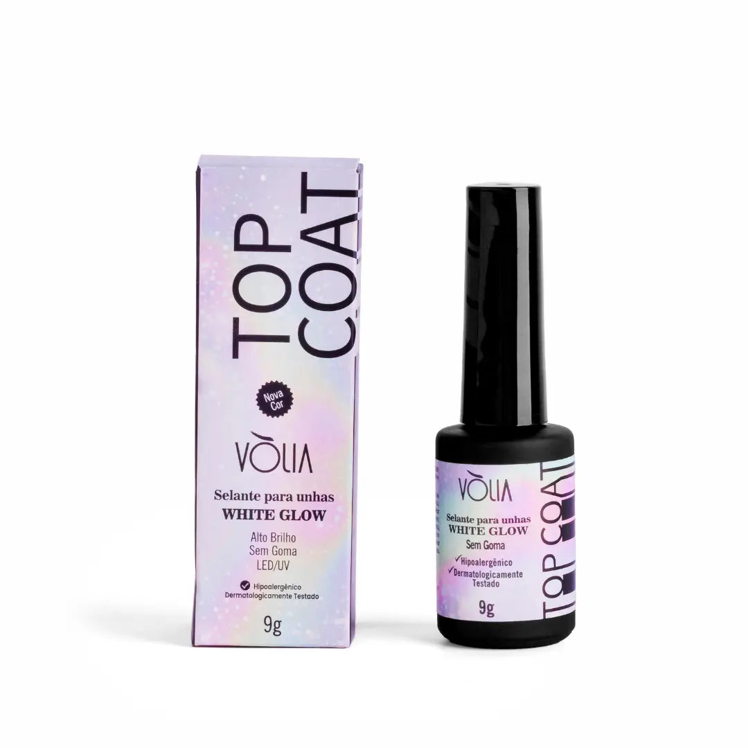 Top Coat – White Glow Frasco 9g